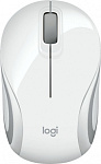 1874315 Мышь Logitech Mini M187 белый/серый оптическая (1000dpi) беспроводная USB для ноутбука (2but)