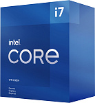 1000611600 Боксовый процессор CPU LGA1200 Intel Core i7-11700F (Rocket Lake, 8C/16T, 2.5/4.9GHz, 16MB, 65/150W) BOX, Cooler