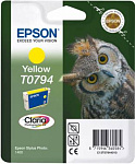 421614 Картридж струйный Epson T0794 C13T07944010 желтый (715стр.) (11.1мл) для Epson P50/PX660
