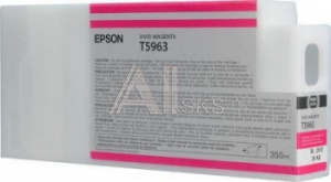 676228 Картридж струйный Epson T5963 C13T596300 пурпурный (350мл) для Epson St Pro 7900/9900