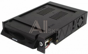1095876 Сменный бокс для HDD AgeStar SR3P-K-2F SATA пластик черный hotswap 3.5"