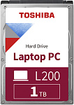 1000500750 Жесткий диск/ HDD Toshiba SATA3 1Tb 2.5"" L200 Slim 5400 128Mb 1 year warranty