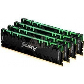 1849501 Kingston DRAM 64GB 3200MHz DDR4 CL16 DIMM (Kit 4x16Gb) FURY Renegade RGB KF432C16RB1AK4/64