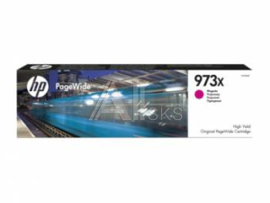 387013 Картридж струйный HP 973XL F6T82AE пурпурный (7000стр.) для HP PW Pro 477dw/452dw