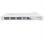 CRS328-4C-20S-4S+RM MikroTik Cloud Router Switch 328-4C-20S-4S+RM with 800 MHz CPU, 512MB RAM, 24x SFP cages, 4xSFP+ cages, 4x Combo ports (1xGbit LAN or SFP), RouterOS L
