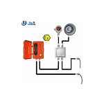 JREX101-CB-HB-SIP, без клавиатуры, маячок, громкоговоритель, PoE, с крышкой