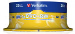 49408 Диск DVD+R Verbatim 4.7Gb 16x Cake Box (10шт) (43498)