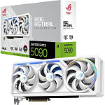Видеокарта ASUS RTX5090 ROG ASTRAL OC WHITE 32GB GDDR7 512bit 3xDP 2xHDMI 4FAN RTL (ROG-ASTRAL-RTX5090-O32G-WHITE)