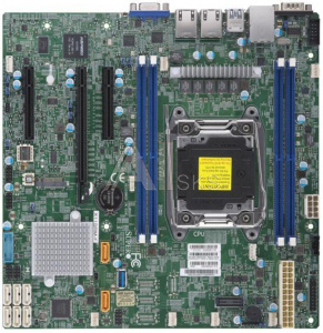 1000468912 Системная плата MB Supermicro X11SRM-F-O, 1xLGA 2066, W-2100/2200, C422, 4xDDR4 Up to 256GB ECC RDIMM/3DS ECC LRDIMM, 1 PCI-E 3.0 x16,2 PCI-E 3.0