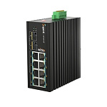 SP3010F-BT, промышленный неуправляемый PoE BT, 8GE+2SFP