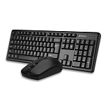 1910325 A-4Tech Клавиатура + мышь 3330N клав:черный мышь:черный USB беспроводная Multimedia [1599046]