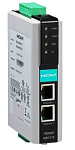 MGate MB3170I 1-портовый преобразователь Modbus RTU/ASCII (1 x RS-232/422/485) в Modbus TCP (2 x Ethernet, 1 IP-адрес), гальваническая изоляция 2 кВ, монтаж на DIN-