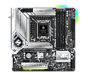 ASROCK B760M STEEL LEGEND WIFI, LGA1700, B760, 4*DDR5, 4*SATA, 3*M.2, 5*USB 3.2, 2*USB 2.0, Type-C, 1*PCIx16, 1*PCIx1, 1*M.2 (Key E), HDMI+DP, mATX