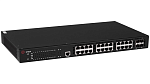 QSW-3310-28TX-AC Коммутатор QTECH Реестр МПТ Управляемый стекируемый уровня L3, 24 порта 10/100/1000BASE-T, 4 порта 10GbE SFP+, встроенный БП 100-240В AC