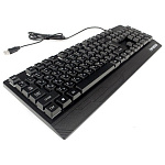1807353 Гарнизон Клавиатура игровая GK-210G, USB, черный, 104 клавиши, подсветка Rainbow, кабель 1.5м