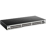 1000679757 Коммутатор/ DGS-1510-52X SmartPro L2+ Stackable Switch 48x1000Base-T, 4x10GBase-X SFP+, CLI, RJ45 Console