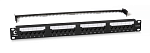 Кабель Cabeus PL2-24-Cat.5e-Dual IDC Патч-панель 19" (1U), 24 порта RJ-45, категория 5e, Dual IDC, с задним кабельным организатором, new
