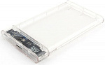 1692105 Внешний корпус для HDD/SSD AgeStar 3UB2P4C SATA III USB3.0 пластик прозрачный 2.5"