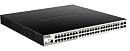 DGS-1210-52MP/ME/B2A Коммутатор D-LINK PROJ Управляемый L2 PoE-коммутатор, 48x1000Base-T PoE, 4x1000Base-X SFP, PoE-бюджет 370 Вт, защита от статического электричества до 6 кВ, CLI,