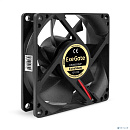 Exegate EX299875RUS Вентилятор 12В DC ExeGate ExtraSilent ES08025S2P (80x80x25 мм, Sleeve bearing (подшипник скольжения), 2pin, 1900RPM, 20dBA)