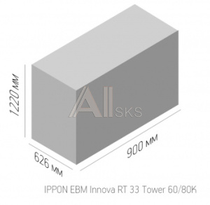 1166304 Источник бесперебойного питания Ippon Innova RT 33 60K Tower 60000Вт 60000ВА черный