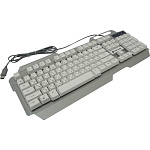 1455653 Dialog Gan-Kata Клавиатура KGK-25U SILVER USB, игровая, с трехцветной подсветкой клавиш, USB, серебристая