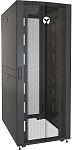 1000525597 Серверный шкаф 48U 2265х600х1200мм, перф. передняя одноств.дверь и двойные задние двери (перфорация 77%), 19" направляющие спереди и сзади, боковые