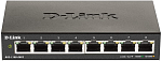D-Link DGS-1100-08V2/A1A, L2 Smart Switch with 8 10/100/1000Base-T ports4K Mac address, 802.3x Flow Control,32 802.1Q VLAN, VID range 1-4094, Jumbo 9
