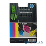 Cactus Заправочный набор Cactus CS-RK-CZ110-112 многоцветный 90мл для HP DJ IA 3525/5525/4515/4525