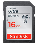 3219937 Карта памяти SDHC 16GB UHS-I SDSDUNC-016G-GN6IN SANDISK