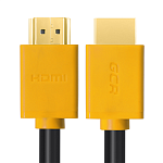 GCR-HM440-2.0m GCR Кабель HDMI 1.4, 2.0m, желтые конн, 30/30 AWG, позол контакты, FullHD, Ethernet 10.2 Гбит/с, 3D, 4Kx2K, экран (HM400)