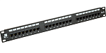 LAN-PPi24U5E Патч-панель LANMASTER 24 порта с индикаторами, UTP, кат.5E, 1U