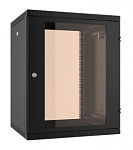 1776720 Шкаф коммутационный NT WALLBOX 18-63 B (589168) настенный 18U 600x350мм пер.дв.стекл направл.под закл.гайки 360кг черный 300мм 23кг 880мм IP20 сталь