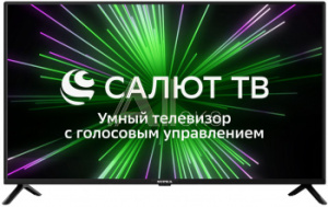 1727432 Телевизор LED Supra 40" STV-LC40ST0155Fsb Салют ТВ черный FULL HD 50Hz DVB-T DVB-T2 DVB-C WiFi Smart TV (RUS)