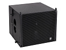 Сабвуфер Intrend [ILS-ATL-S15A] линейного массива Atlantic, активный, 15"НЧ, 30-250 Гц, SPL 126 дБ, 1200 Вт, 8 Ом. Цвет чёрный, корпус дерево. Подключ
