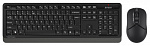 1599033 Клавиатура + мышь A4Tech Fstyler FG1012 клав:черный/серый мышь:черный USB беспроводная Multimedia (FG1012 BLACK)