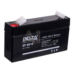 1457395 Delta DT 6012 (1,2 А\ч, 6В) свинцово- кислотный аккумулятор