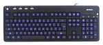 619687 Клавиатура A4Tech KD-126-2 черный USB slim Multimedia LED