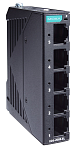 EDS-2005-EL Компактный 5-портовый неуправляемый коммутатор 10/100 BaseT(X) Ethernet, QoS, в металлическом корпусе, -10...+60C