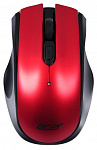 1369686 Мышь Acer OMR032 черный/красный оптическая (1600dpi) беспроводная USB (3but)