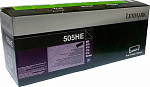 50F5H0E Lexmark Lexmark 505HE High Yield Toner Cartridge 5,000 pages MS310 / MS410 / MS510 / MS610