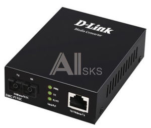 DMC-F15SC/B1A D-Link Media Converter 100Base-TX to 100Base-FX, SC, Single-mode, 1310nm, 15KM, Stand-alone