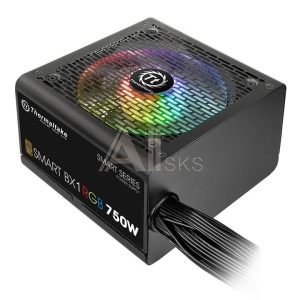 1769695 Блок питания THERMALTAKE SmartBX1RGB 750W <750W, (20+4+4+4) pin, 4x(6+2) pin, 8xSATA, 4xMolex, FDD, 12 см, кабель питани