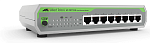 AT-FS710/8-50 Allied Telesis 8-port 10/100TX unmanaged switch with internal PSU, EU Power Cord
