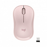 1604315 Мышь Logitech M221 SILENT розовый оптическая (1000dpi) silent беспроводная USB для ноутбука (3but)