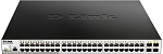 1000679753 Коммутатор/ DGS-1210-52P/ME/B Managed L2 Metro Ethernet Switch 48x1000Base-T PoE, 4x1000Base-X SFP, PoE Budget 193W, Surge 6KV, CLI, RJ45 Console,