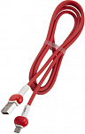 1433029 Кабель Redline Candy УТ000021984 USB (m)-micro USB (m) 1м красный