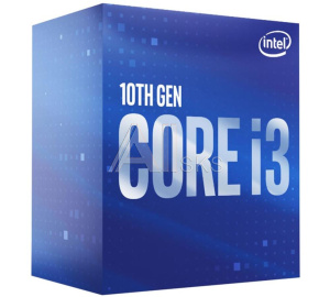 1310991 Центральный процессор INTEL Core i3 i3-10100F Comet Lake 3600 МГц Cores 4 6Мб Socket LGA1200 65 Вт BOX BX8070110100FSRH8U