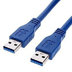 1340978 Gembird/Cablexpert Pro CCP-USB3-AMAM-1M, AM/AM, 1м, экран, синий