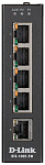 1000679782 Коммутатор D-LINK Коммутатор/ DIS-100E-5W Unmanaged Industrial Switch 5x100Base-TX, Surge 2KV, Alarm relay, DIN-Rail, metal case IP30, -40 to 75°C, only DC power, w/o